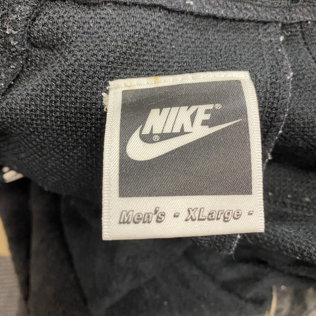 90s　NIKE　ナイキ　トラックパンツ　ジャージ　ヴィンテージ　黒　ブラック　XLサイズ
