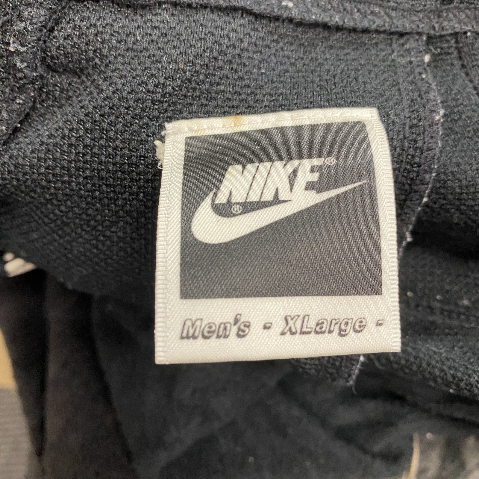 90s　NIKE　ナイキ　トラックパンツ　ジャージ　ヴィンテージ　黒　ブラック　XLサイズ