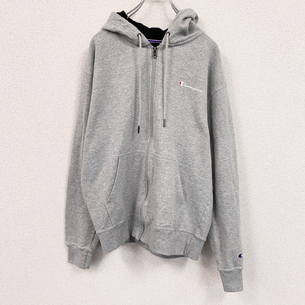 Champion　チャンピオン　フルジップスウェットパーカー/フーディー　グレー　Mサイズ