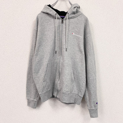 Champion　チャンピオン　フルジップスウェットパーカー/フーディー　グレー　Mサイズ