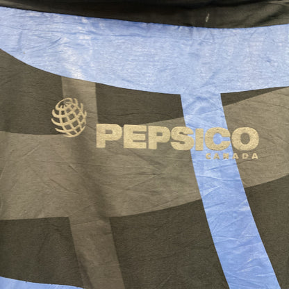 PEPSICO CANADA　PEPCI　ペプシ　フルジップジャケット　比翼仕立て　企業ロゴ　黒　ブラック　XLサイズ