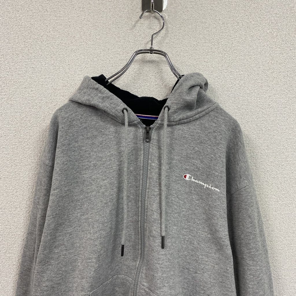 Champion　チャンピオン　フルジップスウェットパーカー/フーディー　グレー　Mサイズ