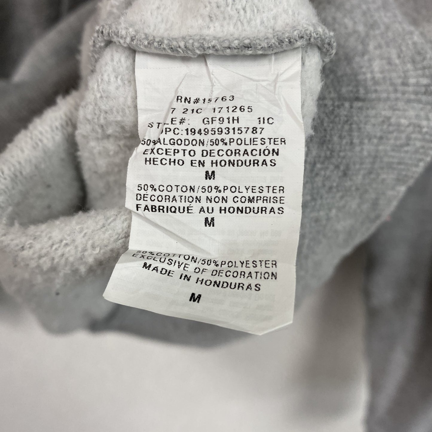 Champion　チャンピオン　フルジップスウェットパーカー/フーディー　グレー　Mサイズ