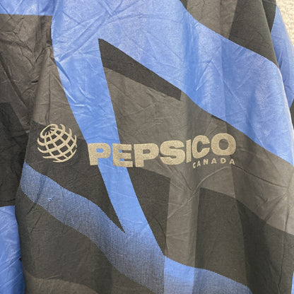 PEPSICO CANADA　PEPCI　ペプシ　フルジップジャケット　比翼仕立て　企業ロゴ　黒　ブラック　XLサイズ