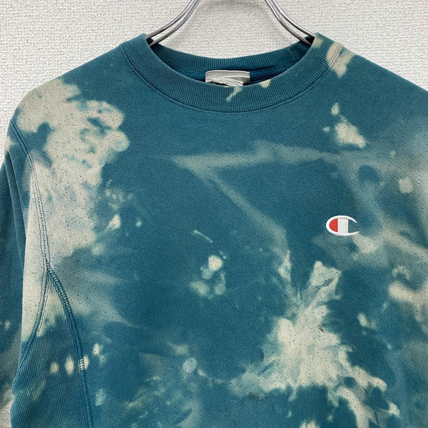 Champion　チャンピオン　スウェット/トレーナー　タイダイ　緑　グリーン　Sサイズ