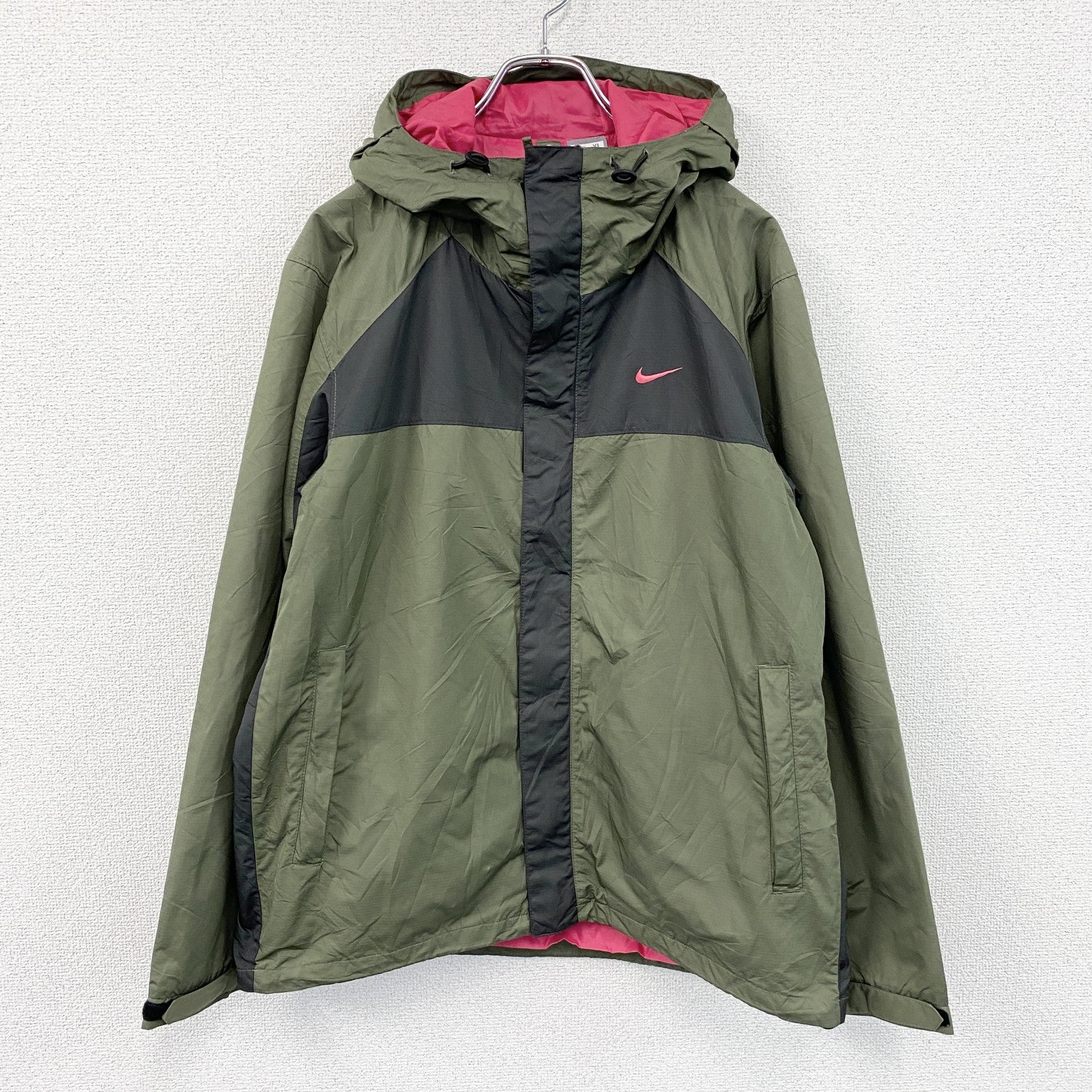 NIKE　ナイキ　フルジップジャケット　カーキ　XLサイズ