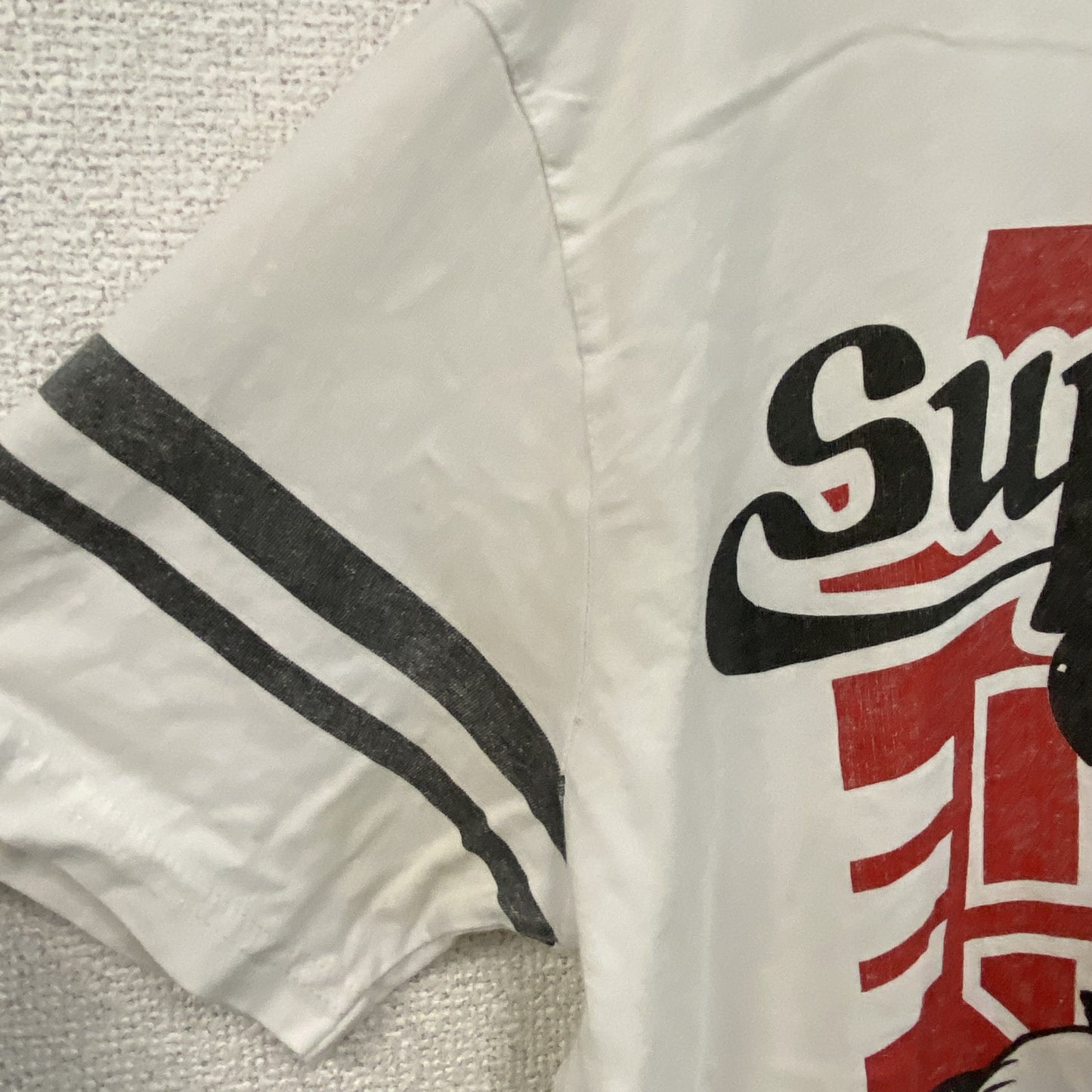 SOCIAL　半袖プリントTシャツ　キャラT　ミッキーマウス　白　ホワイト　XLサイズ