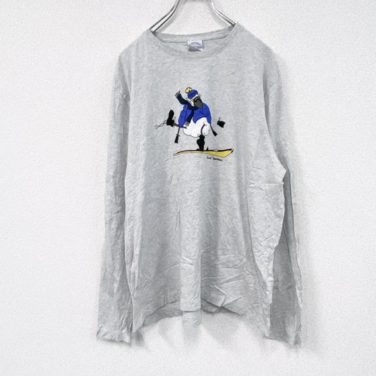 BROOKS BROTHER　ブルックスブラザーズ　長袖Tシャツ/ロンT　灰色　グレー　Lサイズ