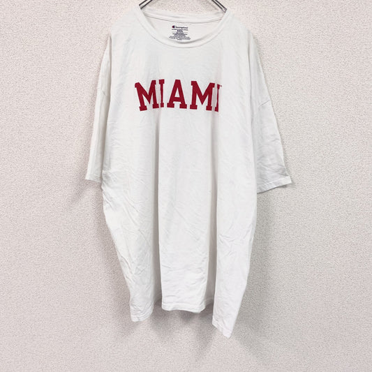 Champion　チャンピオン　半袖プリントTシャツ　白　ホワイト　XXXLサイズ