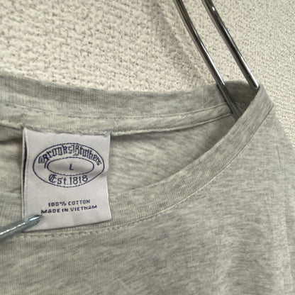 BROOKS BROTHER　ブルックスブラザーズ　長袖Tシャツ/ロンT　灰色　グレー　Lサイズ