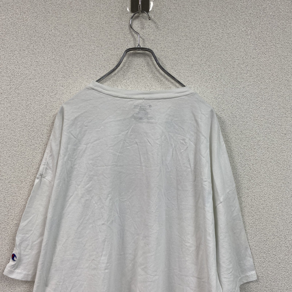 Champion　チャンピオン　半袖プリントTシャツ　白　ホワイト　XXXLサイズ