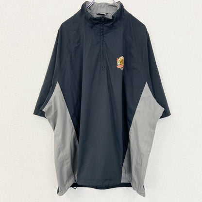 古着 used　NIKE GOLF　半袖ハーフジップポイント刺繍ナイロンジャケット　PCA CHAMPIONSHIP　2XLサイズ
