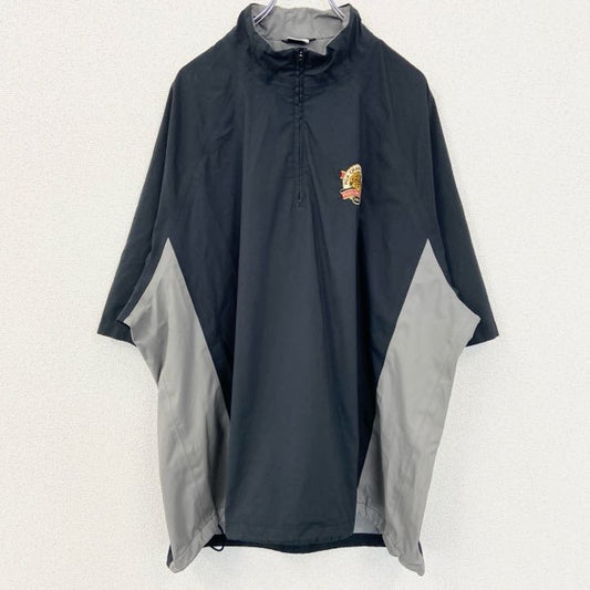 古着 used　NIKE GOLF　半袖ハーフジップポイント刺繍ナイロンジャケット　PCA CHAMPIONSHIP　2XLサイズ