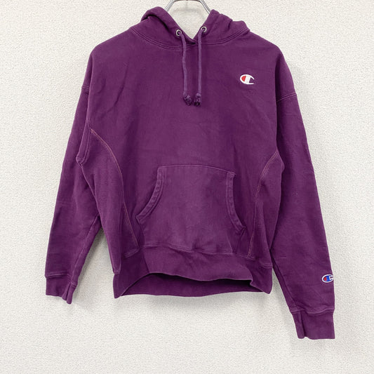 00s　champion　チャンピオン　スウェットパーカー/フーディー　リバースウィーブ　紫　パープル　Mサイズ