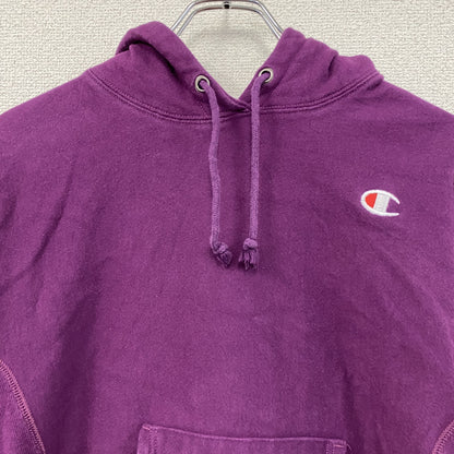 00s　champion　チャンピオン　スウェットパーカー/フーディー　リバースウィーブ　紫　パープル　Mサイズ