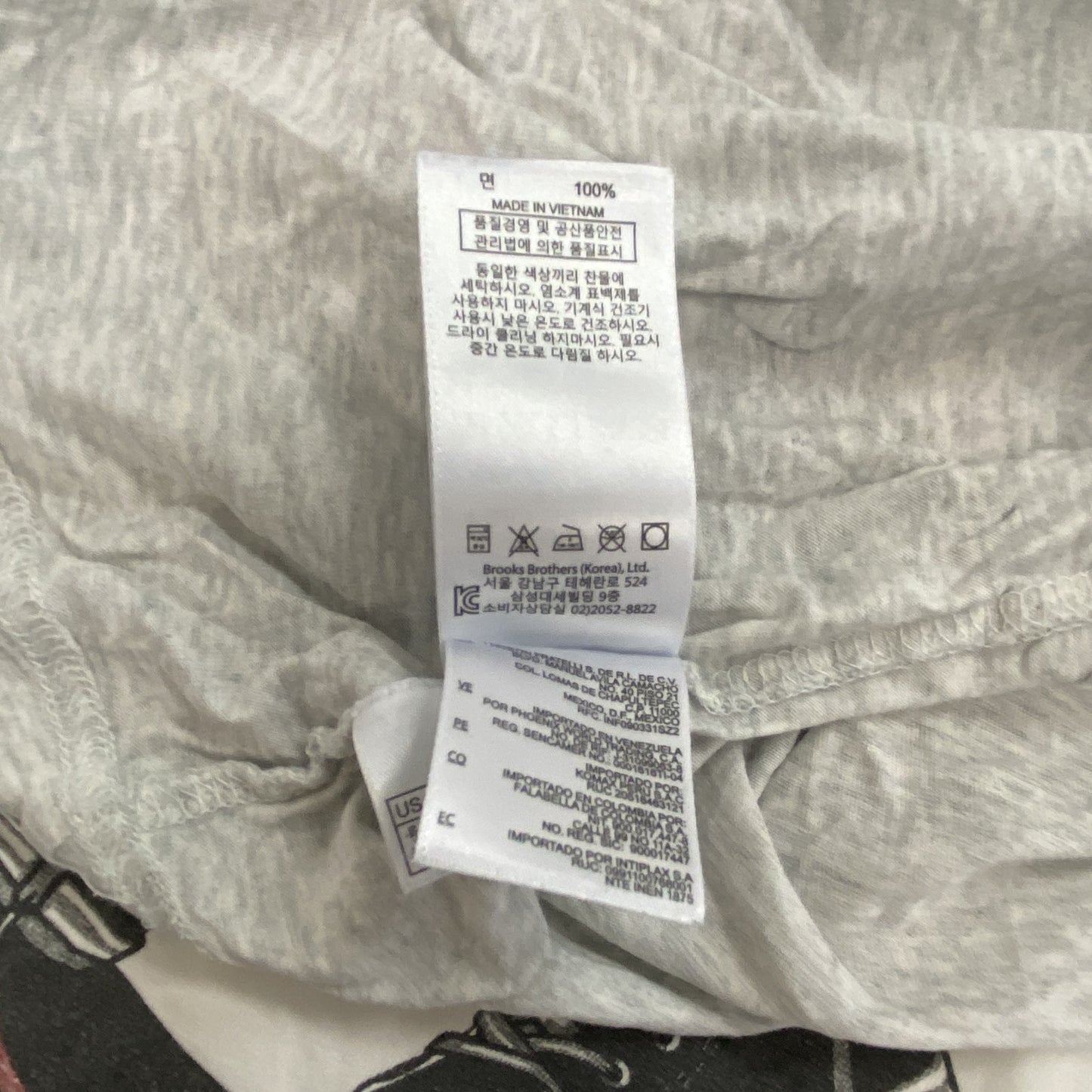 BROOKS BROTHER　ブルックスブラザーズ　長袖Tシャツ/ロンT　灰色　グレー　Lサイズ