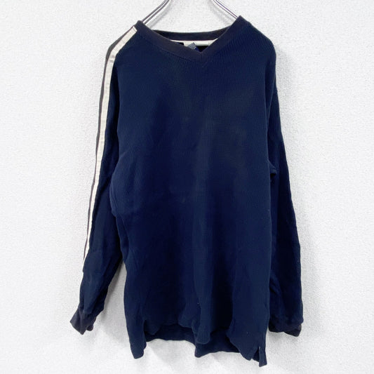 00s　GAP　ギャップ　長袖Tシャツ/サーマルロンT　ワッフル　ヴィンテージ　紺　ネイビー　Sサイズ