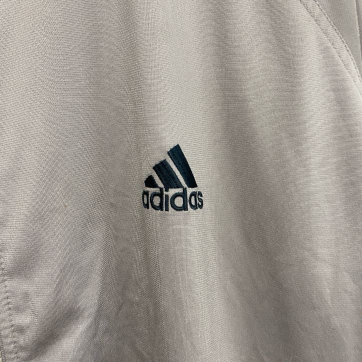 90s　adidas　アディダス　トラックジャケット/ジャージ　ヴィンテージ　灰色　グレー　XLサイズ