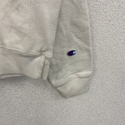 Champion　チャンピオン　リバースウィーブ　スウェット/トレーナー　刺繍ロゴ　デカロゴ　現行　白　ホワイト　XLサイズ
