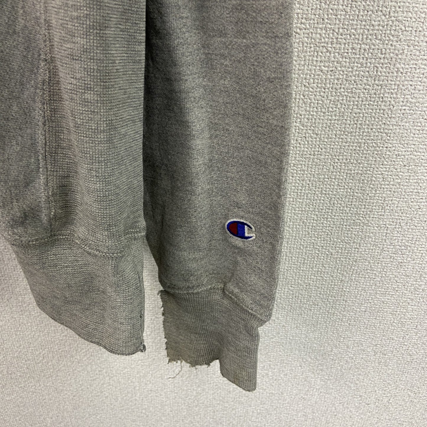Champion　チャンピオン　リバースウィーブ　スウェットパーカー/フーディー　霜降りグレー　灰色　Lサイズ