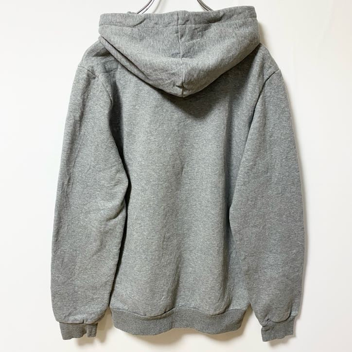 PUMA　プーマ　スウェットパーカー/フーディー　ロゴプリント　ワンポイント　灰色　グレー　Sサイズ
