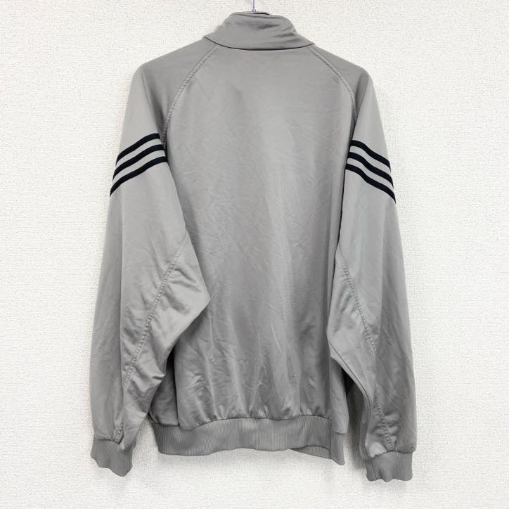 90s　adidas　アディダス　トラックジャケット/ジャージ　ヴィンテージ　灰色　グレー　XLサイズ