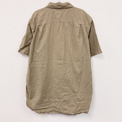 Carhartt　カーハート　半袖ボタンダウンシャツ　ワークシャツ　ダブルポケット　ベージュ　XLサイズ