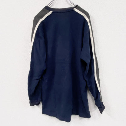 00s　GAP　ギャップ　長袖Tシャツ/サーマルロンT　ワッフル　ヴィンテージ　紺　ネイビー　Sサイズ