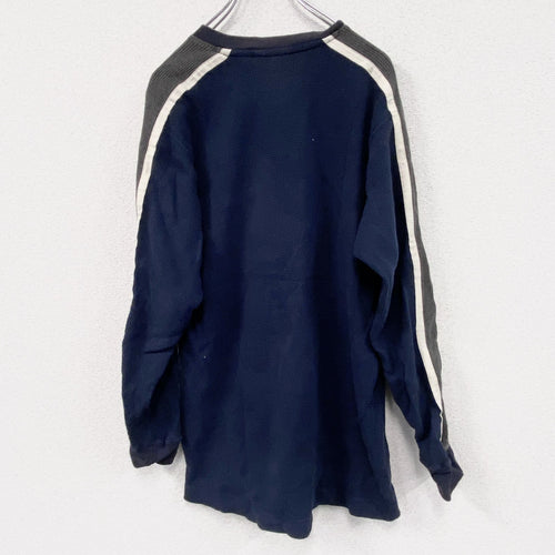 00s　GAP　ギャップ　長袖Tシャツ/サーマルロンT　ワッフル　ヴィンテージ　紺　ネイビー　Sサイズ