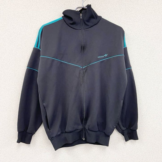 80s　adidas　アディダス　トラックジャケット/ジャージ　ヴィンテージ　ダークグレー　Lサイズ