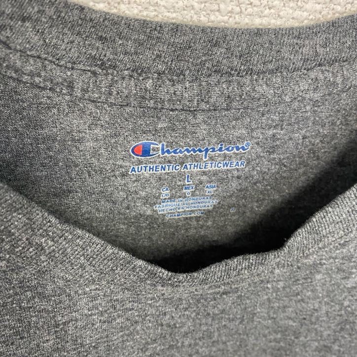 Champion　チャンピオン　半袖プリントTシャツ　NFL　灰色　グレー　XLサイズ