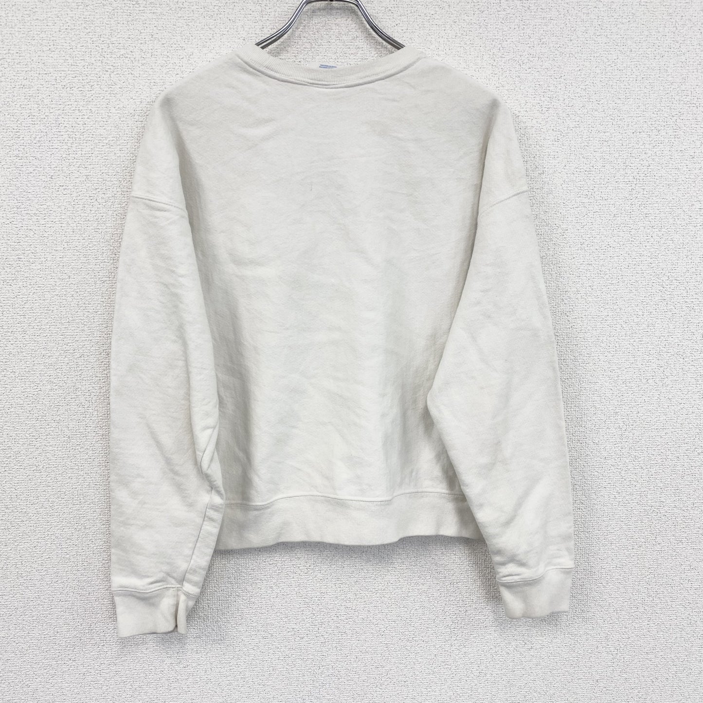 Champion　チャンピオン　リバースウィーブ　スウェット/トレーナー　刺繍ロゴ　デカロゴ　現行　白　ホワイト　XLサイズ