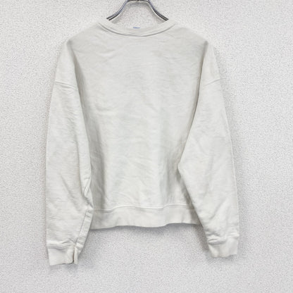 Champion　チャンピオン　リバースウィーブ　スウェット/トレーナー　刺繍ロゴ　デカロゴ　現行　白　ホワイト　XLサイズ
