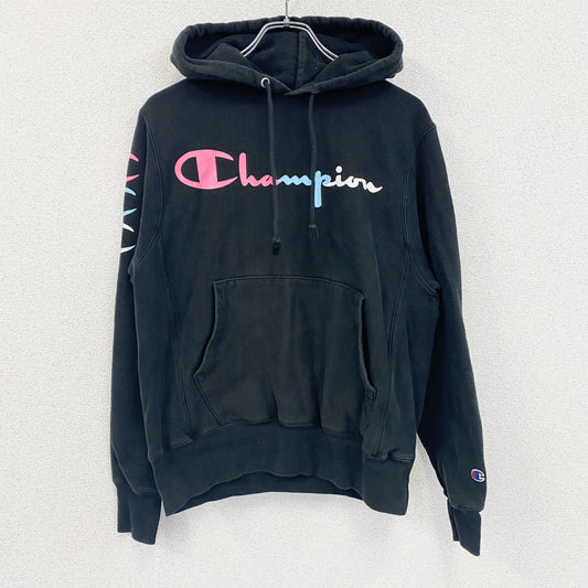 Champion　チャンピオン　リバースウィーブ　スウェットパーカー/フーディー　黒　ブラック　Sサイズ