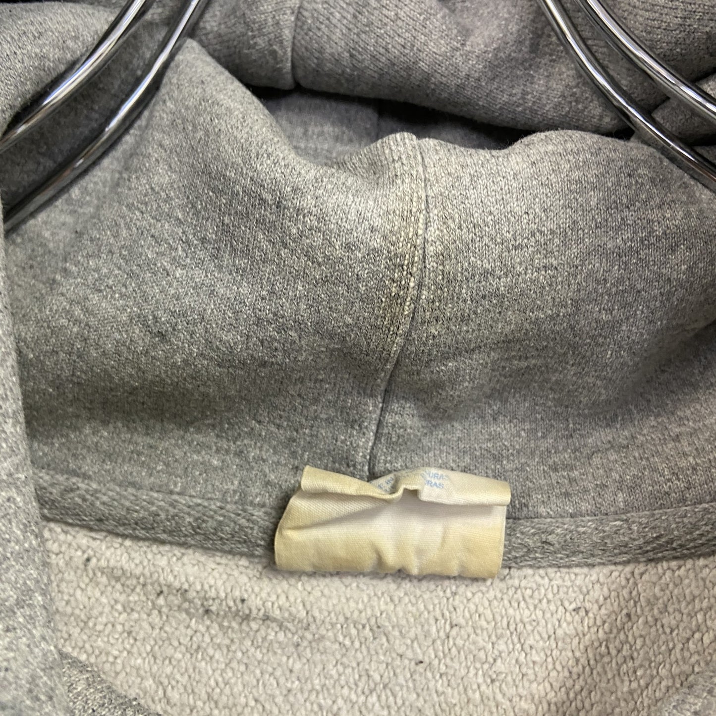 Champion　チャンピオン　リバースウィーブ　スウェットパーカー/フーディー　刺繍ロゴ　霜降りグレー　Lサイズ