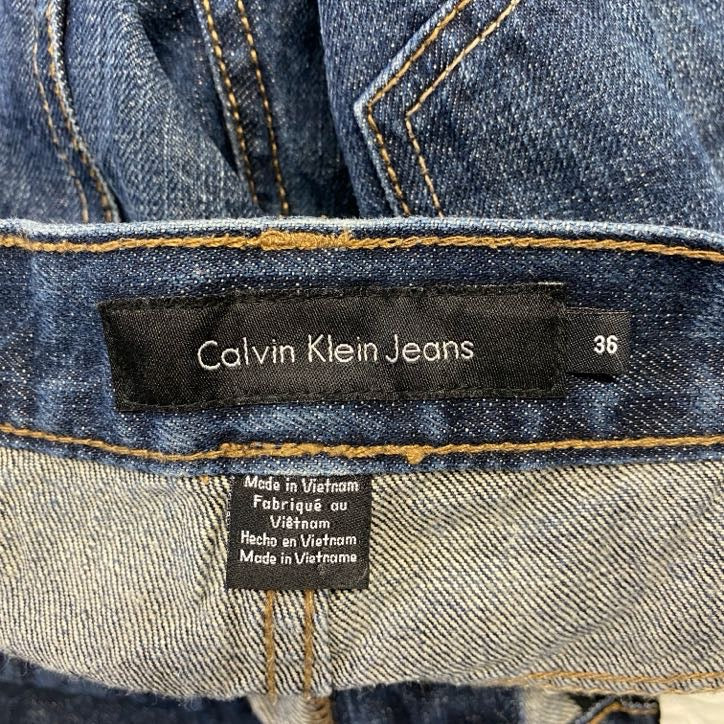 Calvin Klein　カルバンクライン　デニムパンツ/ジーンズ　ジップフライ　インディゴ　W36サイズ