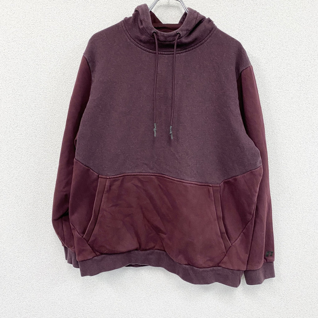 RUSSELL PREMIUM FLEECE　ラッセル　スウェットパーカー/フーディー　赤　ワインレッド　Lサイズ