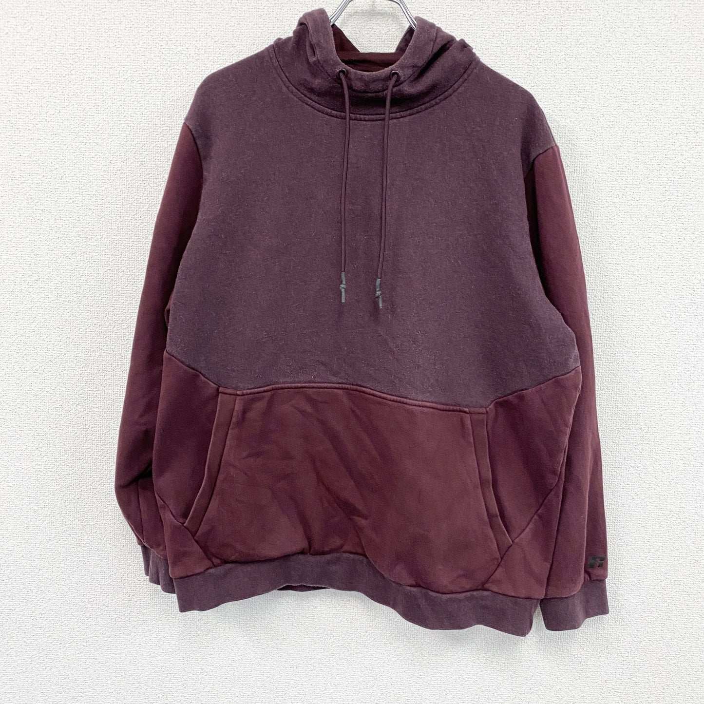 RUSSELL PREMIUM FLEECE　ラッセル　スウェットパーカー/フーディー　赤　ワインレッド　Lサイズ