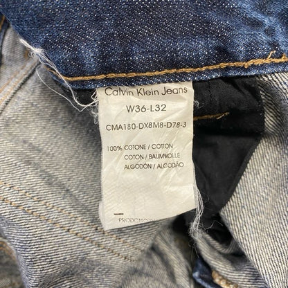 Calvin Klein　カルバンクライン　デニムパンツ/ジーンズ　ジップフライ　インディゴ　W36サイズ