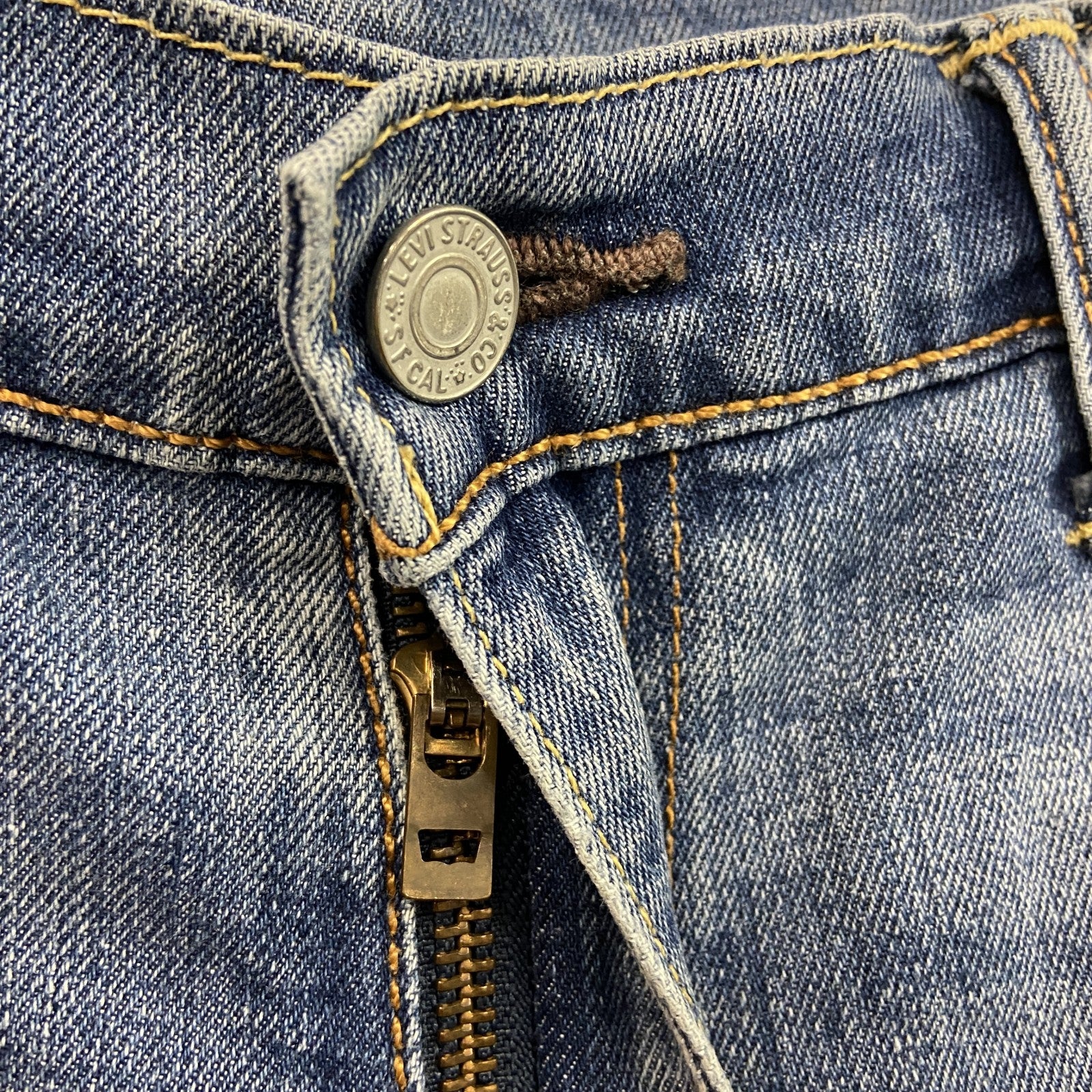 Levi's　リーバイス　502　デニムパンツ/ジーンズ　ジップフライ　縦落ち　インディゴ　W32サイズ