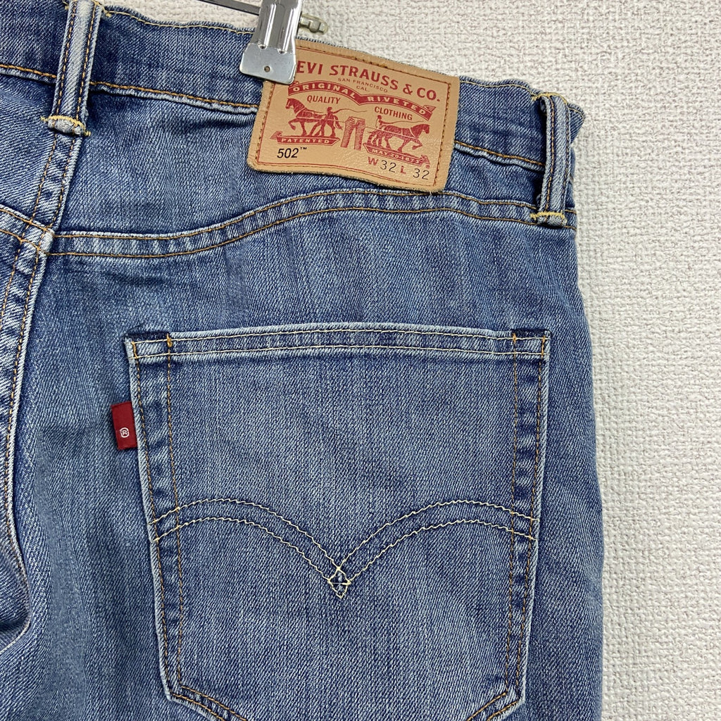 Levi's　リーバイス　502　デニムパンツ/ジーンズ　ジップフライ　縦落ち　インディゴ　W32サイズ