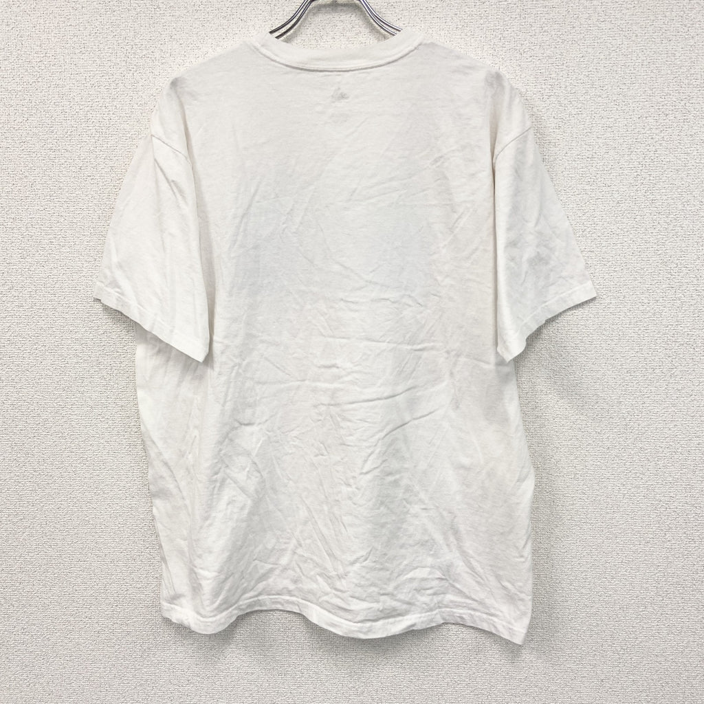 adidas　アディダス　半袖プリントTシャツ　白　ホワイト　XLサイズ