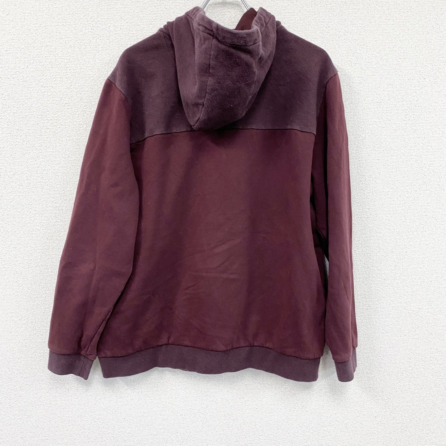 RUSSELL PREMIUM FLEECE　ラッセル　スウェットパーカー/フーディー　赤　ワインレッド　Lサイズ