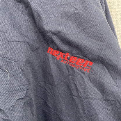 90s～　PNIME　UNION WEAR　フルジップダックパーカー　ヴィンテージ　紺　ネイビー　XXXLサイズ