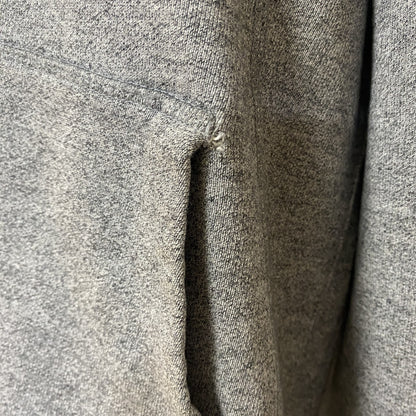 古着 used　AIR JORDAN　長袖ワンポイントロゴフルジップパーカー　スウェットフーディ　グレー　3XLサイズ
