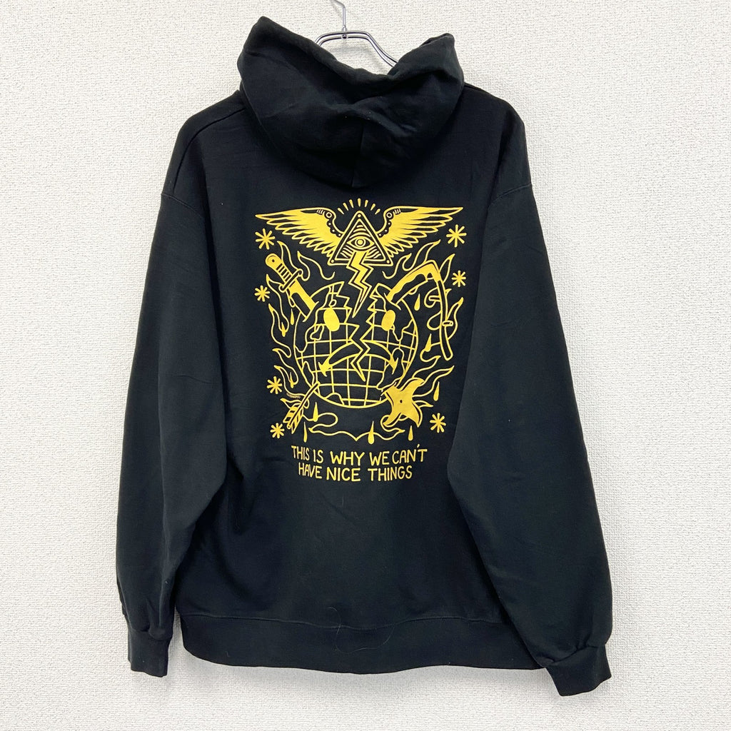 champion　チャンピオン　スウェットパーカー/フーディー　黒　ブラック　XLサイズ