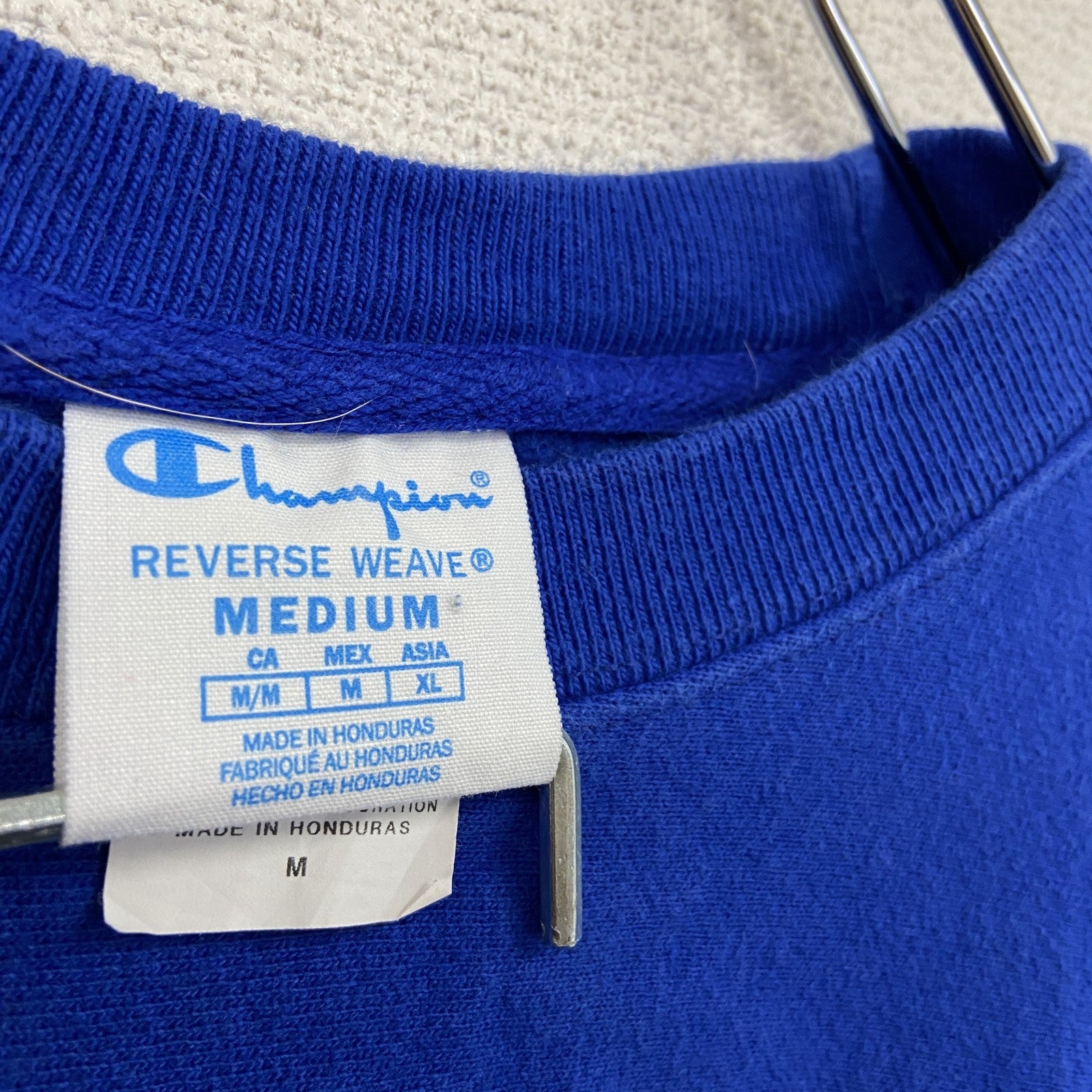 Champion　チャンピオン　リバースウィーブ　スウェット/トレーナー　青　ブルー　Mサイズ