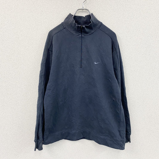 NIKE　ナイキ　ハーフジッププルオーバージャケット　紺　ネイビー　XLサイズ