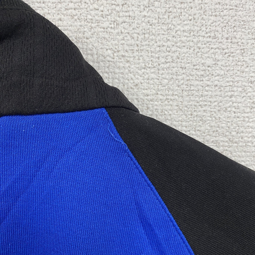 90s　adidas　アディダス　トラックジャケット/ジャージ　ヴィンテージ　刺繍ロゴ　青　ブルー　XLサイズ