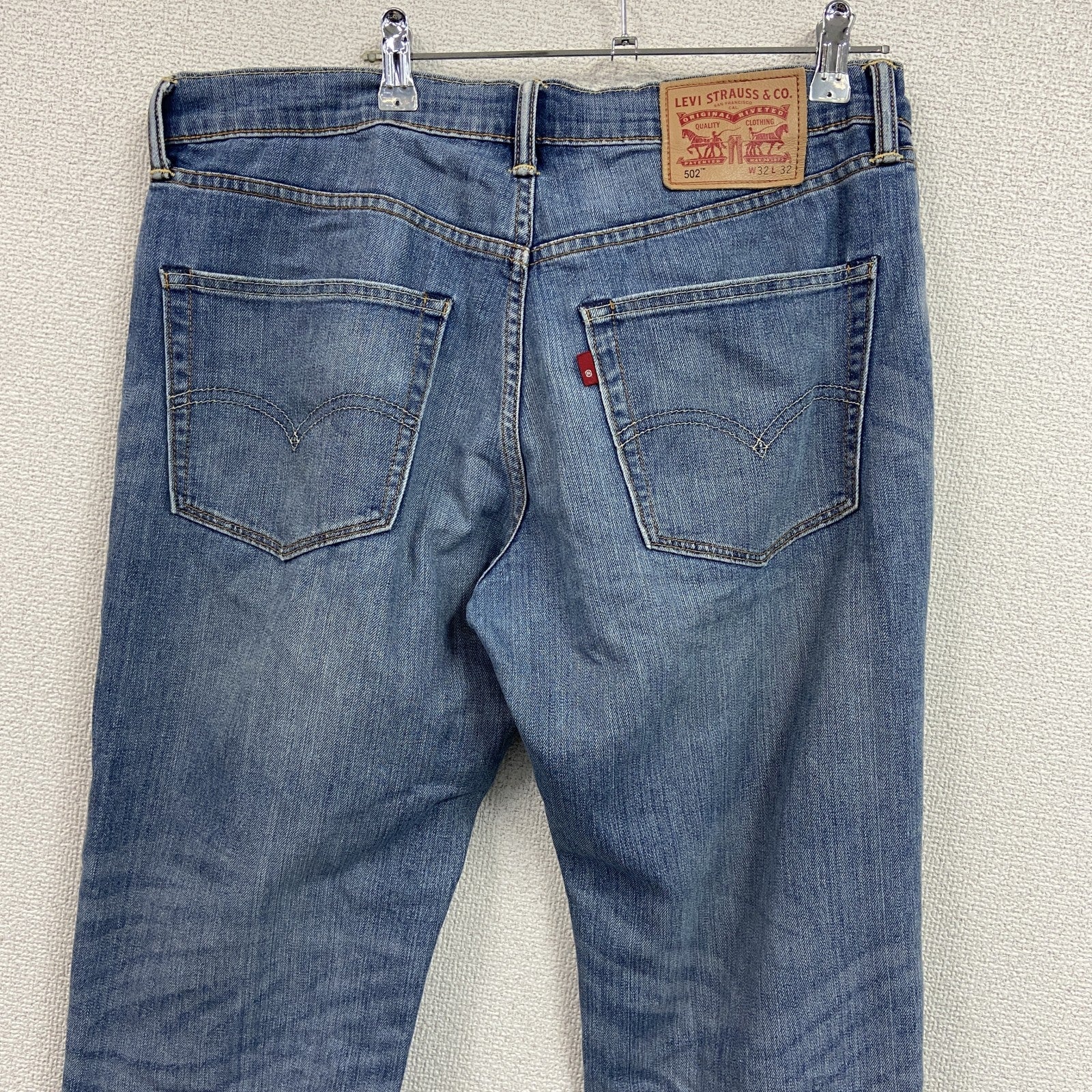 Levi's　リーバイス　502　デニムパンツ/ジーンズ　ジップフライ　縦落ち　インディゴ　W32サイズ